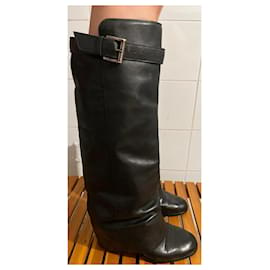 Chanel-Superb Chanel gaiter boots-Black