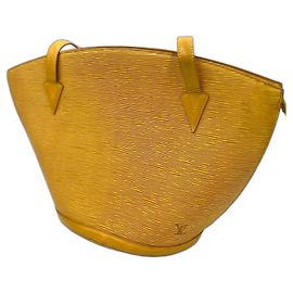 Louis Vuitton Saint Jacques Epi Handbag Yellow Yellow