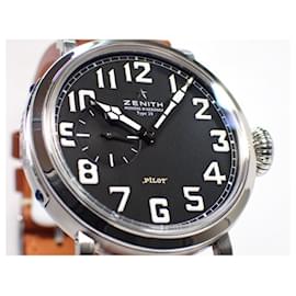 Zénith-ZENITH Pilot's Aeronef TypeXX 40 mm 03.1930.681/21.C723 Mens-Silvery