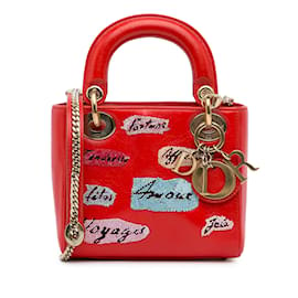Dior-DIOR HandtaschenLeder-Rot