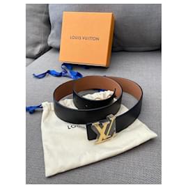 Louis Vuitton-Reverse belt-Brown,Black
