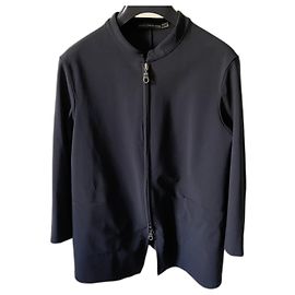 Marithé et François Girbaud M+F girbaud black zipped jacket, T mandarin collar. 40 - vintage Black