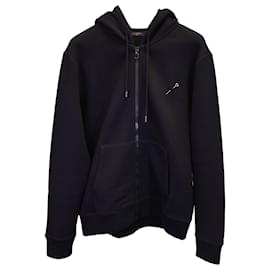 Louis Vuitton-Louis Vuitton Double Face Travel Hoodie in Black Cotton-Black