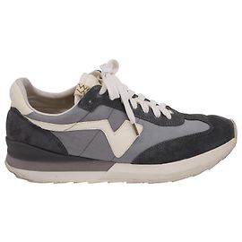 Baskets Visvim FKT Runner en daim gris Gris