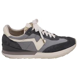Autre Marque-Visvim FKT Runner Sneakers in Grey Suede-Grey