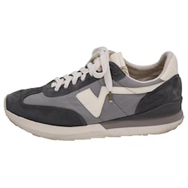 Autre Marque-Visvim FKT Runner Sneakers aus grauem Wildleder-Grau