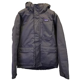 Autre Marque-Patagonia Topley Insulated Hooded Jacket in Grey Polyester-Grey