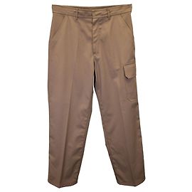 Pantalon Large Valentino Garavani avec Poches à Rabat Latéral en Polyester Marron Marron