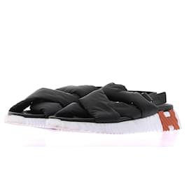 Hermès-HERMES  Sandals T.eu 39 Suede-Black