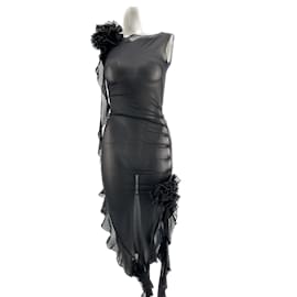 Autre Marque-NON SIGNE / UNSIGNED  Dresses T.International S Polyester-Black