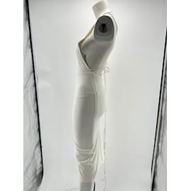 Autre Marque-FANCI Robes T.International S Polyester-Blanc