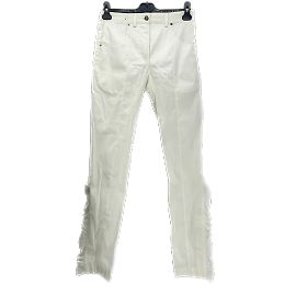 Pantalones Louis Vuitton T.FR 36 Algodón Blanco