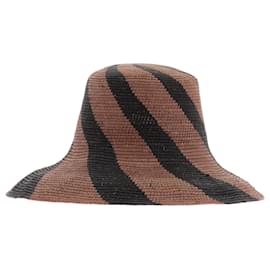 Autre Marque-NICHT SIGN / UNSIGNED Hats T.cm 56 Wicker-Braun