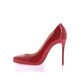 Christian Louboutin-CHRISTIAN LOUBOUTIN Absätze T.EU 38 Lackleder-Rot