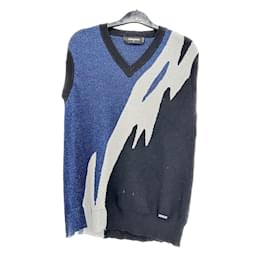 Dsquared2-Dsquared2  Knitwear & sweatshirts T.International S Wool-Navy blue