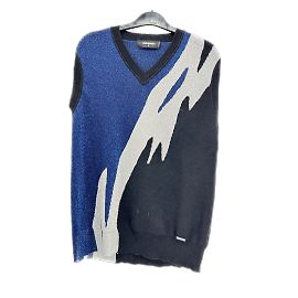 Dsquared2 Strickwaren und Sweatshirts T.International S Wolle Marineblau