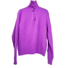 Autre Marque-GIMAGUAS Strickwaren & Sweatshirts T.Internationale L-Wolle-Lila