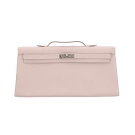 Hermès-HERMES  Clutch bags T.  leather-Pink