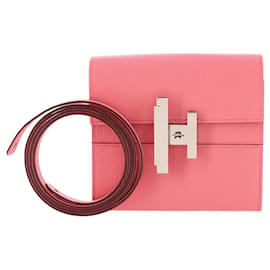 Hermès-Hermes Pink Cinhetic To Go Wallet-Pink