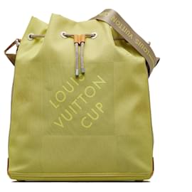 Louis Vuitton-Louis Vuitton Green Damier Geant LV Cup Volunteer-Green,Light green