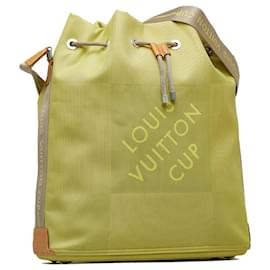 Louis Vuitton-Louis Vuitton Green Damier Geant LV Cup Volunteer-Green,Light green