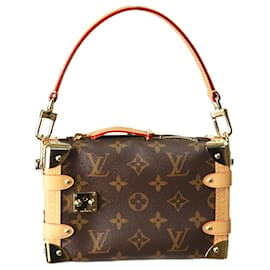 Louis Vuitton-Brown Monogram Side Trunk PM bag-Brown