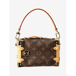 Louis Vuitton-Brown Monogram Side Trunk PM bag-Brown