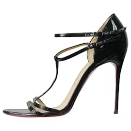 Christian Louboutin-Black patent heels - size EU 39 (Uk 6)-Black