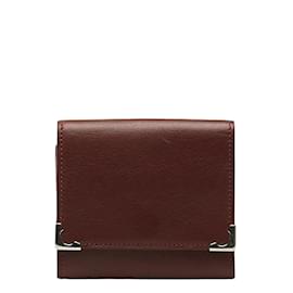 Cartier-Leather Card Case-Red