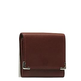 Cartier-Leather Card Case-Red