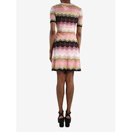 M Missoni-Pink zigzag pattern lurex dress - size IT 38-Pink