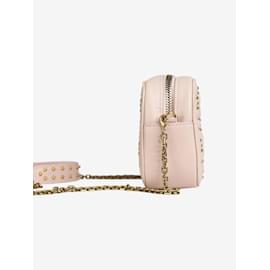 Christian Dior-pink 2017 studded Lady Dior Camera bag-Pink