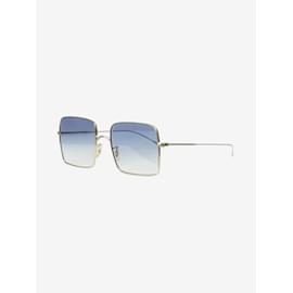 Oliver Peoples-Blue ombre lense square frame sunglasses-Blue