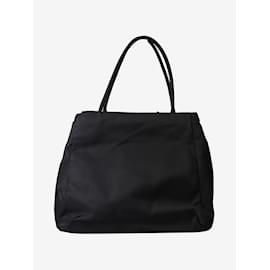 Prada-Black Tessuto Tote Bag-Black