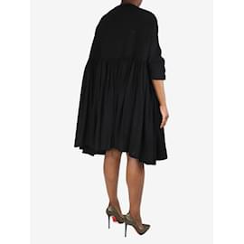 Autre Marque-Black wool-blend dress - size-Black