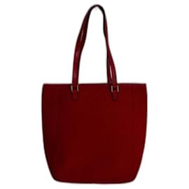 Christian Dior-Bolso Dior de lona con monograma-Roja