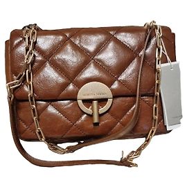 Vanessa Bruno Moon Handbag Brown Leather Brown