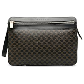 Céline-Pochette Macadam noire Céline-Marron,Noir