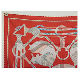 Hermès-NEW HERMES TATERSALE lined-SIDED ZIGZAG SCARF H903865S SQUARE 90 SCARF-Multiple colors