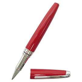 Autre Marque-NEUF STYLO CARAN D'ACHE LEMAN ROLLERBALL RESINE ROUGE RESIN NEW BALLPOINT-Rouge