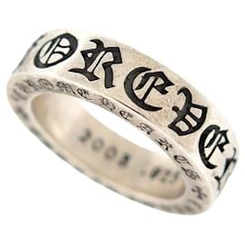 Chrome Hearts-CHROME HEARTS SPACER FOREVER STERLING SILVER RING 925 taille 58 SILVER RING-Silvery