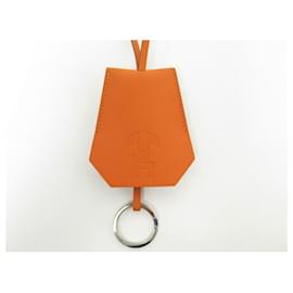 Hermès-NEUER HERMES CLOCHETTE ORANGE SCHLÜSSELANHÄNGER DER GEIST DER FAUBOURG CHARM-TASCHE-Orange