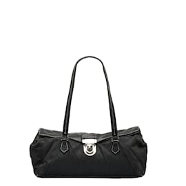 Prada-Tessuto Easy Shoulder Bag BR2371-Black
