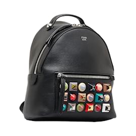 Fendi-Mini sac à dos en cuir By The Way 8BZ038-Noir