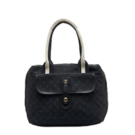 Louis Vuitton-Bolsa de lona Louis Vuitton Monogram Mini Lin Sac Mary Kate em bom estado-Preto