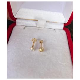Autre Marque-diamonds 18K GOLD EARINGS-Gold hardware