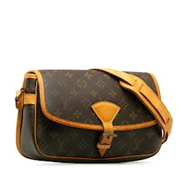 Louis Vuitton-LOUIS VUITTON Handbags Sologne-Brown