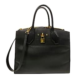 Louis Vuitton-LOUIS VUITTON Handbags City Steamer-Black