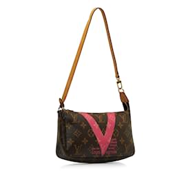Louis Vuitton-LOUIS VUITTON Sacs à main Pochette Accessoire-Marron