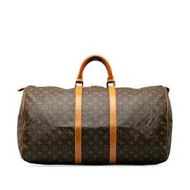 Louis Vuitton-LOUIS VUITTON Travel bags Keepall-Brown